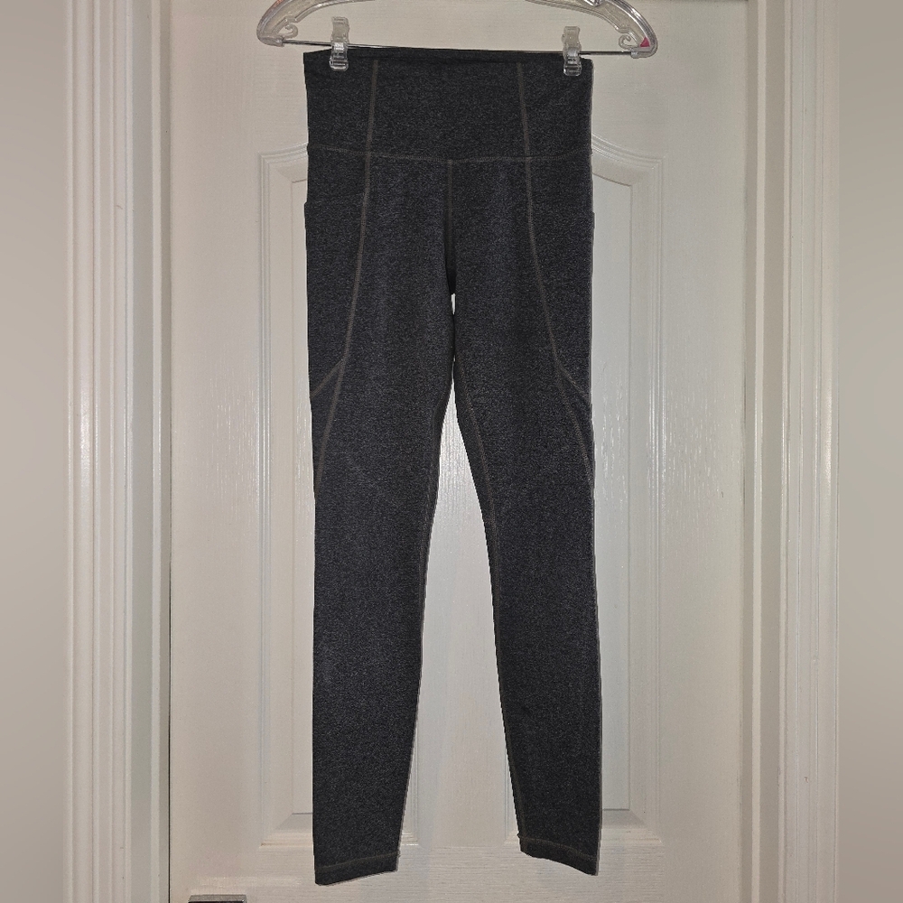 Athleta Charcoal Heather Leggings